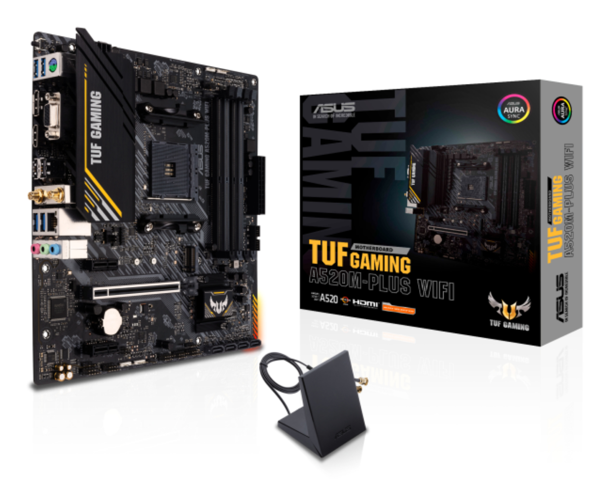 ASUS TUF GAMING A520M-PLUS WIFI AMD A520 Socket AM4 micro ATX - Afbeelding 2