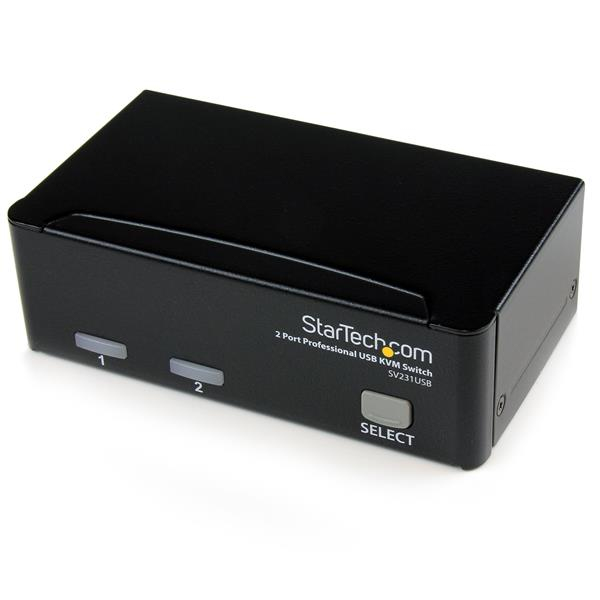 StarTech.com 2-poort Professionele USB KVM-Switch met Bekabeling - Afbeelding 2
