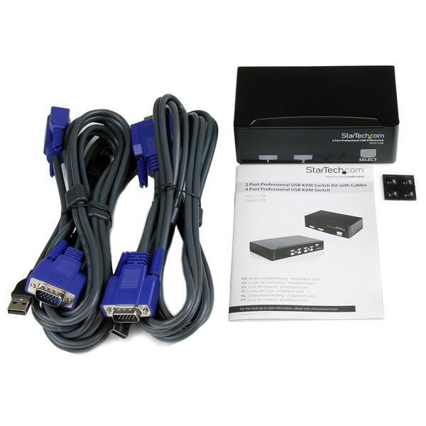 StarTech.com 2-poort Professionele USB KVM-Switch met Bekabeling - Afbeelding 5