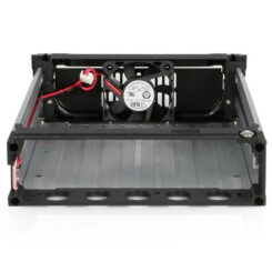 StarTech.com Zwarte Aluminum 5,25 inch Robuuste SATA Harde Schijf Mobile Rack Lade - Afbeelding 3
