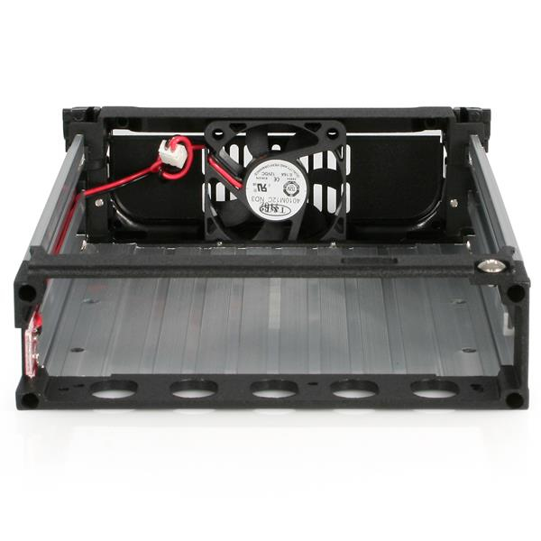 StarTech.com Zwarte Aluminum 5,25 inch Robuuste SATA Harde Schijf Mobile Rack Lade - Afbeelding 3