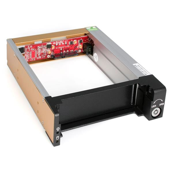 StarTech.com Zwarte Aluminum 5,25 inch Robuuste SATA Harde Schijf Mobile Rack Lade - Afbeelding 6