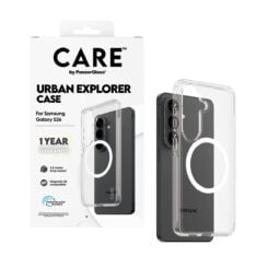 PanzerGlass CARE™ by ® Urban Explorer Case Transparent w. White Qi Samsung Galaxy S26 mobiele telefoon behuizingen Hoes Transparant - Afbeelding 6