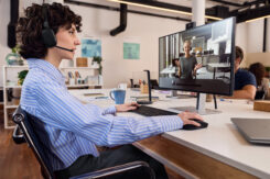 HP Poly Focus 625 Fold Stereo Bluetooth Headset - Afbeelding 6