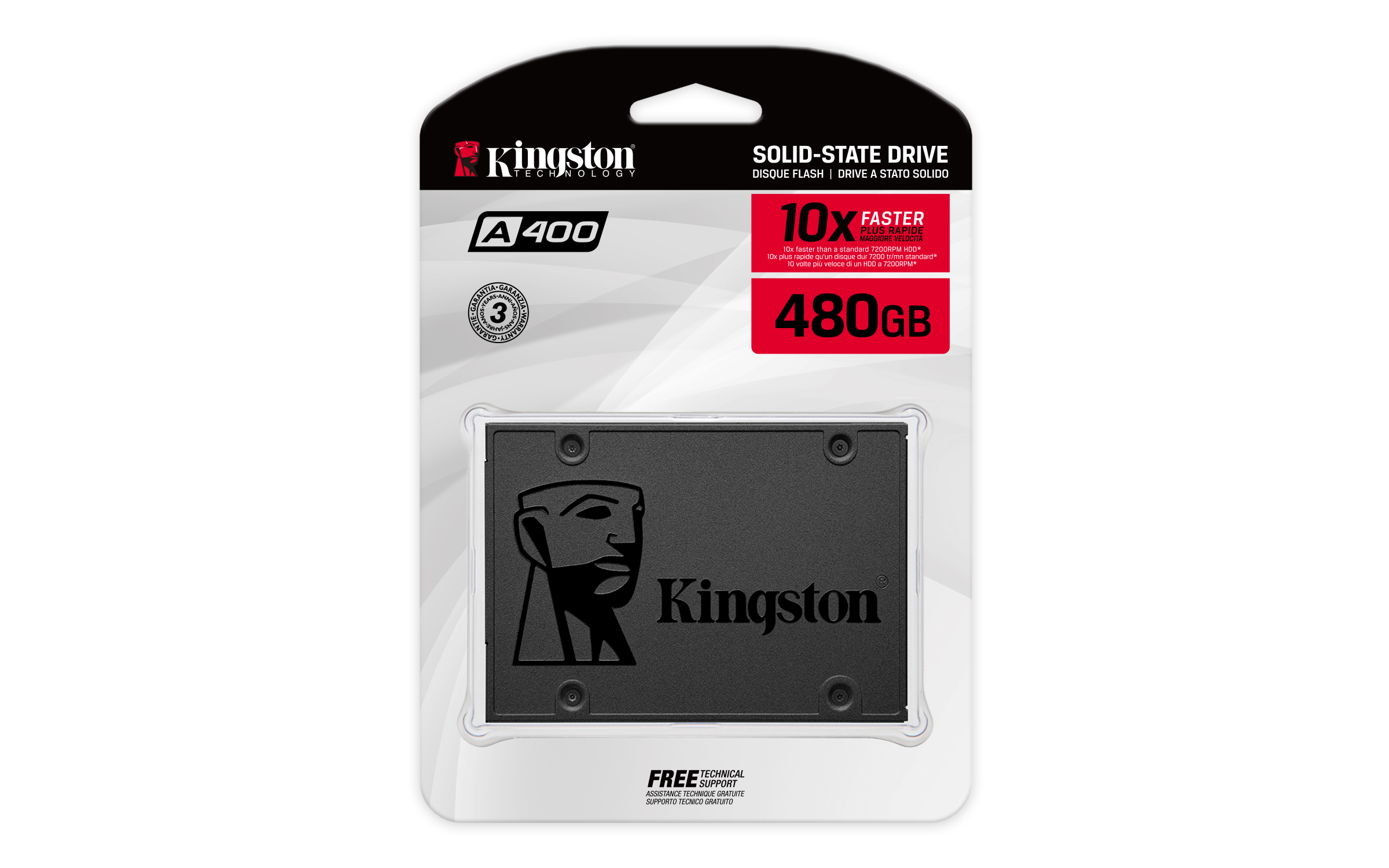Kingston Technology A400 480 GB 2.5" SATA III TLC - Afbeelding 5