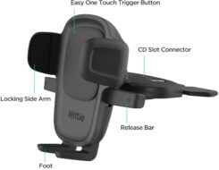 iOttie Easy One Touch 5 CD Slot Mount Black - Afbeelding 7