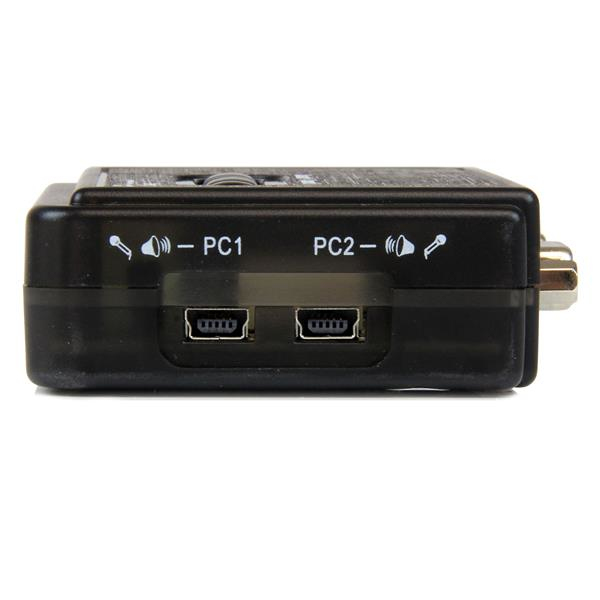 StarTech.com 2-poort USB KVM-switch Zwart met Audio en Bekabeling - Afbeelding 3