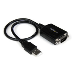 StarTech.com Korte USB naar RS232 Seriële DB9 Adapterkabel met COM-behoud - Afbeelding 2