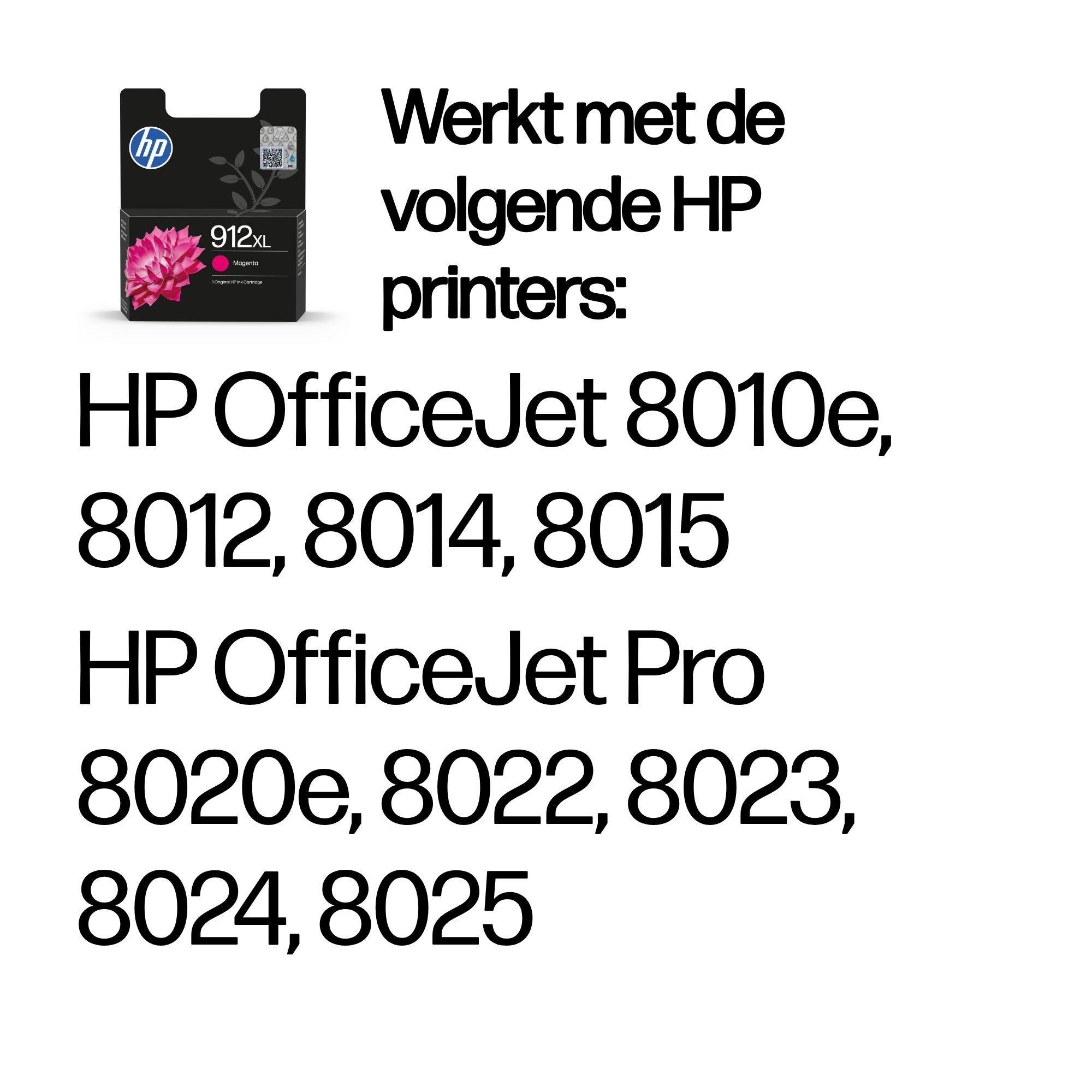 HP 912XL originele high-capacity magenta inktcartridge - Afbeelding 3