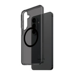 PanzerGlass CARE™ by ® Smokey Case w. Black Qi Samsung Galaxy S26+ mobiele telefoon behuizingen Hoes Zwart