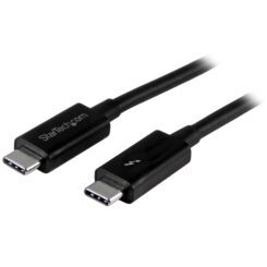 StarTech.com 1m Thunderbolt 3 Kabel, 20Gbps, 100W PD, 4K, Thunderbolt Gecertificeerd, Thunderbolt 4/USB 3.2/DisplayPort Compatibel, Wit - Afbeelding 2
