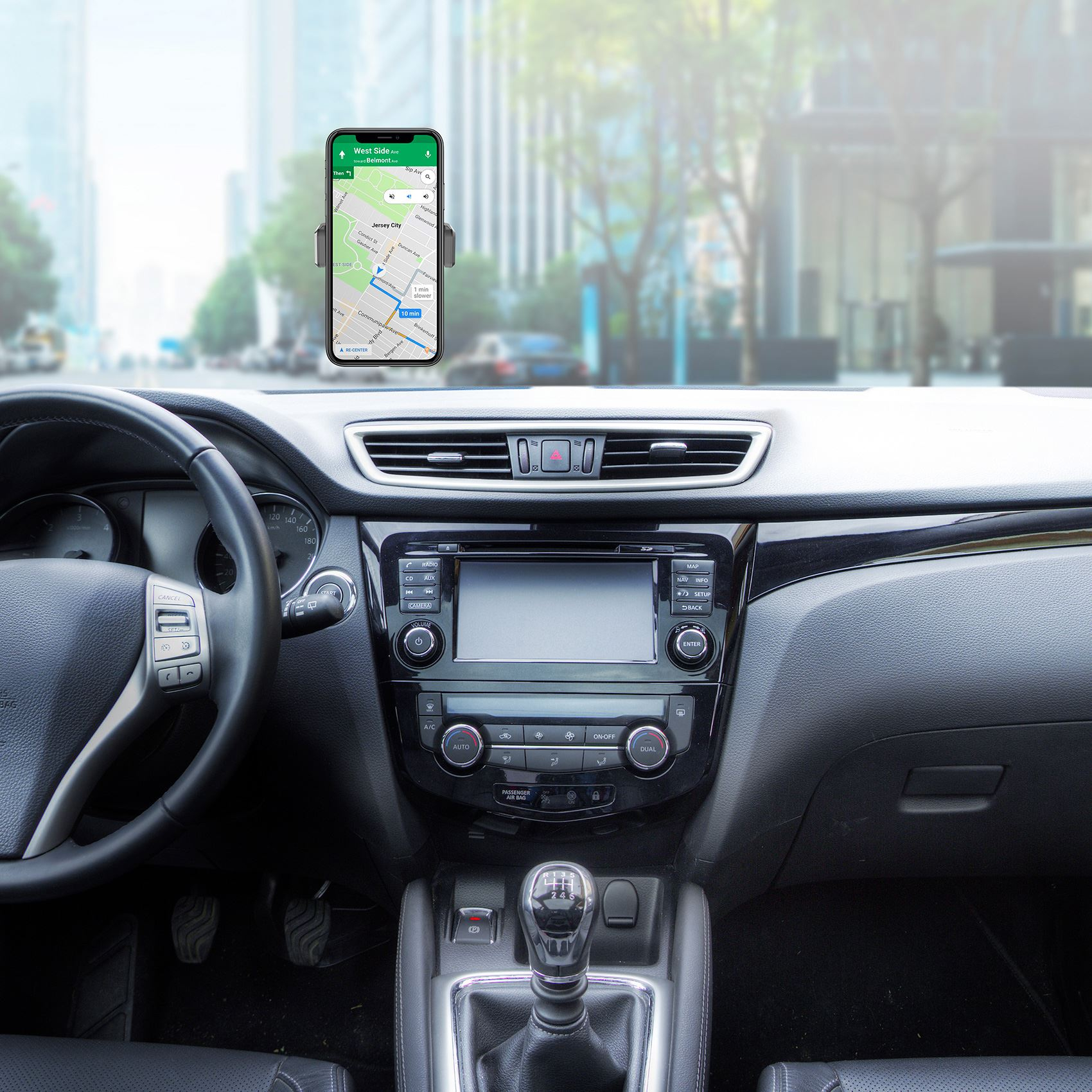 Celly MountExt Universal Car Holder Black - Afbeelding 3