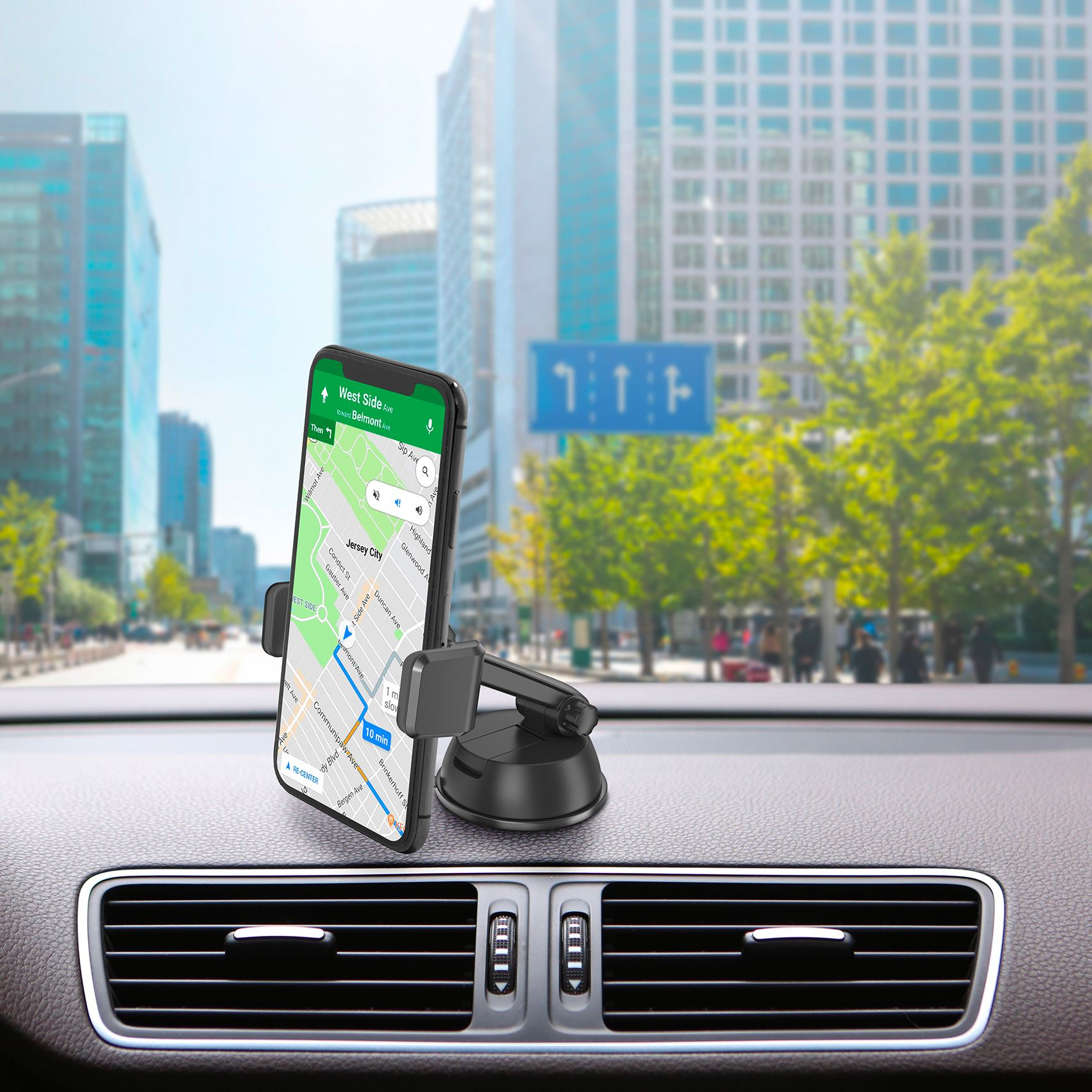 Celly MountExt Universal Car Holder Black - Afbeelding 4