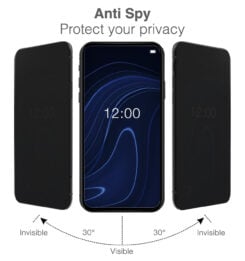 Mobilize Privacy Glass Screen Protector - Black Frame - for Apple iPhone 13/13 Pro/14