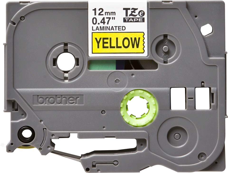 Brother TZE-631 labelprinter-tape Zwart op geel