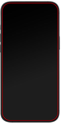Mobilize Glass Screen Protector - Black Frame - Apple iPhone 15/16