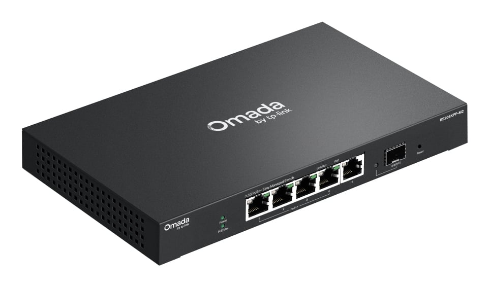 TP-Link ES206XPP-M2 netwerk-switch Managed L2 2.5G Ethernet (100/1000/2500) Power over Ethernet (PoE) Bureaublad-/wandmontage Zwart - Afbeelding 5