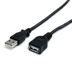 StarTech.com USB 2.0 verlengkabel A naar A - M/F - zwart - 3 m