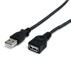 StarTech.com 1,80m USB 2.0 Verlengkabel A naar A - Zwart M/F