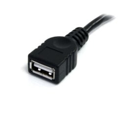 StarTech.com 1,80m USB 2.0 Verlengkabel A naar A - Zwart M/F - Afbeelding 4