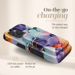 MIO Powerbank 5000mAh with Double sided Magsafe Compatibility Flowers - Glossy