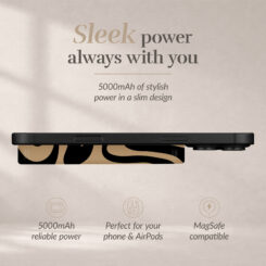 MIO Powerbank 5000mAh with Double sided Magsafe Compatibility Swirl - Matt - Afbeelding 4
