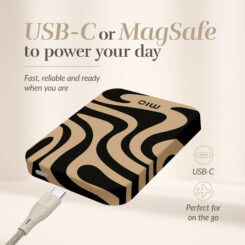 MIO Powerbank 5000mAh with Double sided Magsafe Compatibility Swirl - Matt - Afbeelding 6