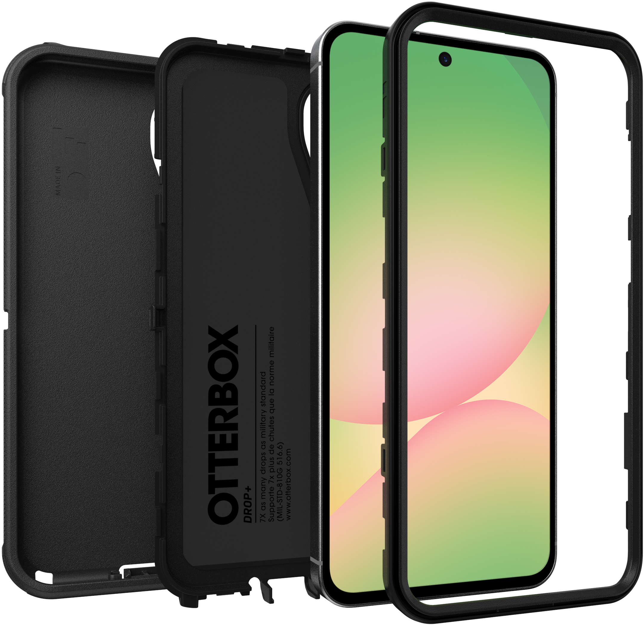 OtterBox Defender Series Screenless Edition Samsung Galaxy A56 5G Black - Afbeelding 2