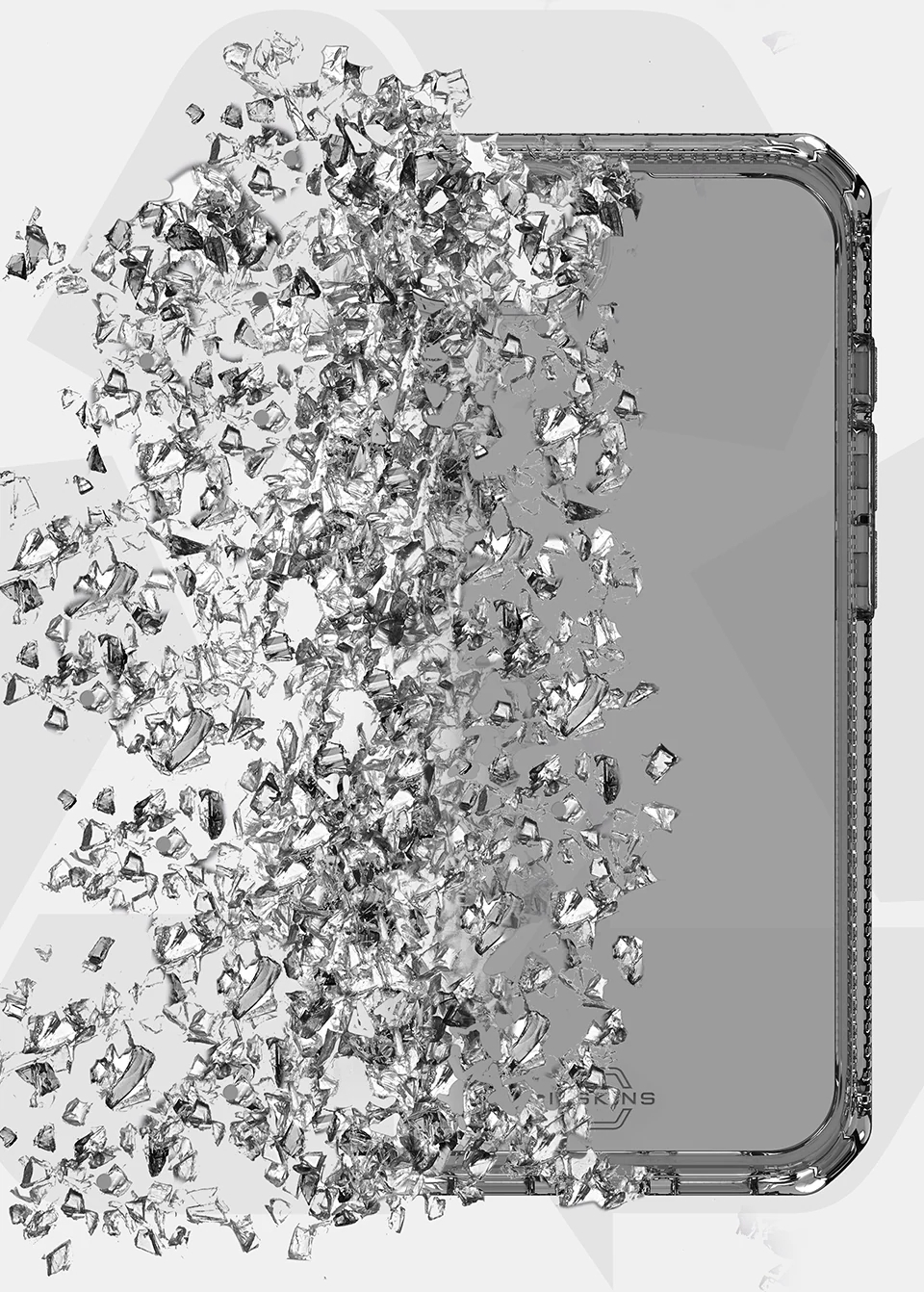 ITSKINS Level 2 SpectrumClear_R for Apple iPhone 16e/17e Smoke - Afbeelding 7
