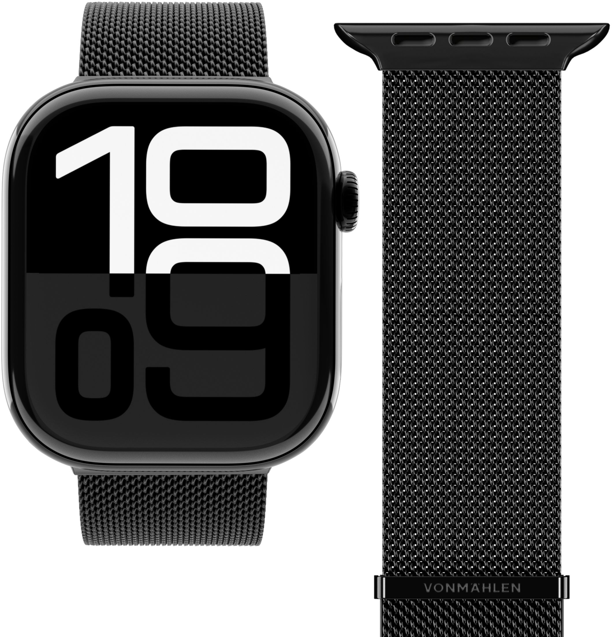 Vonmählen Milanese Loop 2 For Apple Watch 40 - 41 - 42mm One Size Black