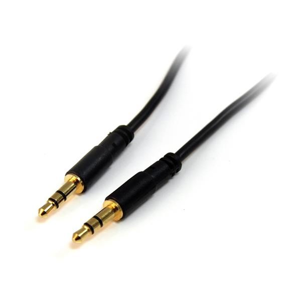 StarTech.com 90cm Slanke 3,5mm Stereo Audiokabel - M/M - Afbeelding 2