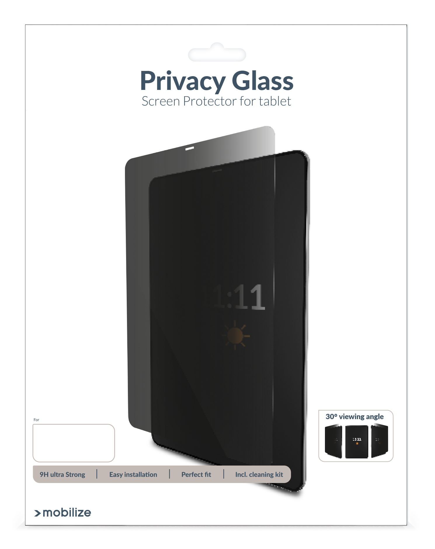 Mobilize Privacy Glass Screen Protector - Black Frame - for Apple iPhone 18 Pro Max - Afbeelding 5