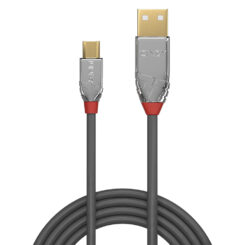 Lindy 36653 USB-kabel USB 2.0 3 m USB A Micro-USB B 0,48 Gbit/s Grijs - Afbeelding 3