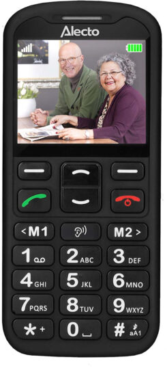 CM10 Alecto Big Button GSM 4G Black
