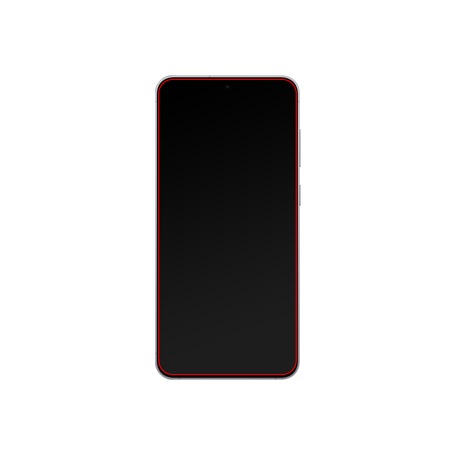 Mobilize Privacy Glass Screen Protector - Black Frame - for Samsung Galaxy S26 FE 5G