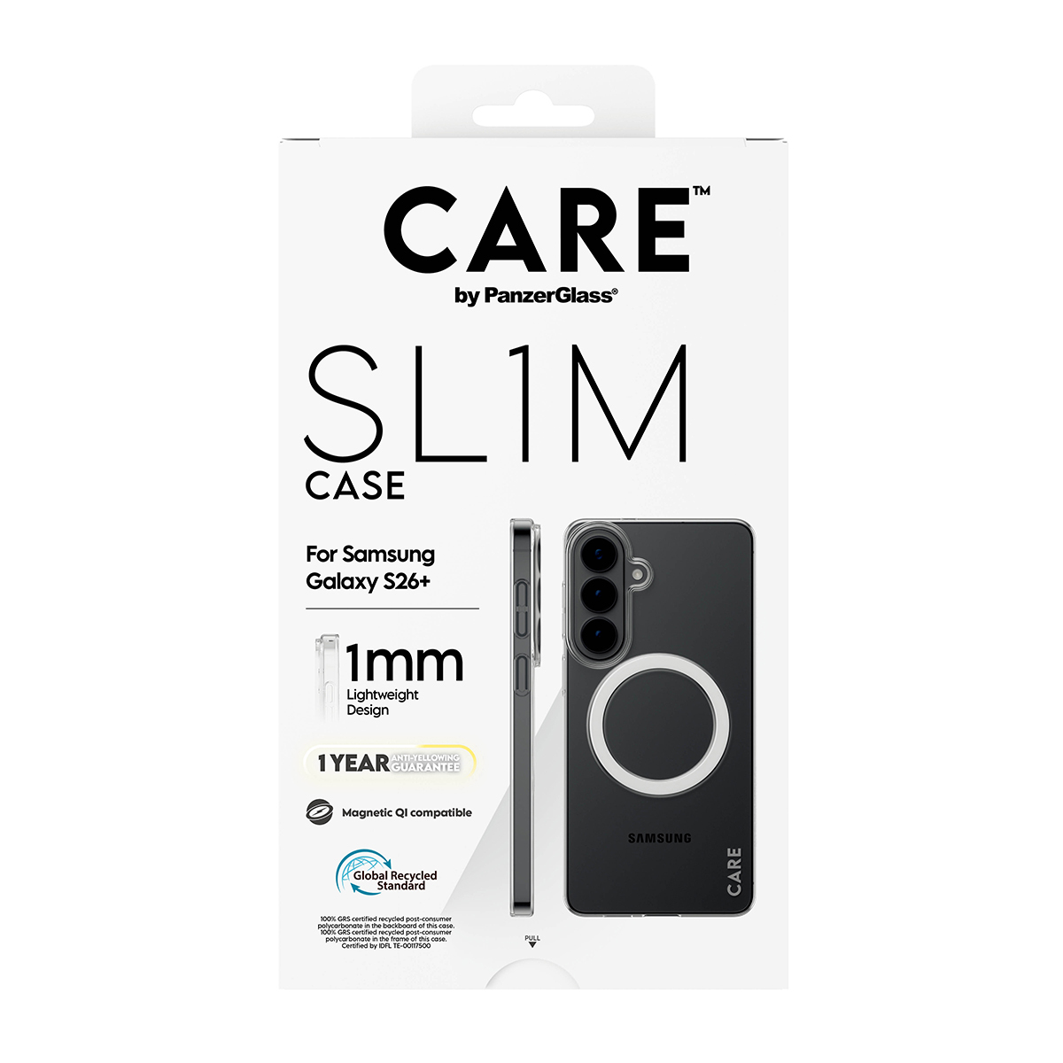 PanzerGlass CARE™ by ® SL1M Case Transparent w. Qi Samsung Galaxy S26+ mobiele telefoon behuizingen 17 cm (6.7") Hoes Transparant - Afbeelding 4