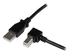 StarTech.com 2 m USB 2.0 A naar rechtshoekige B-kabel – M/M