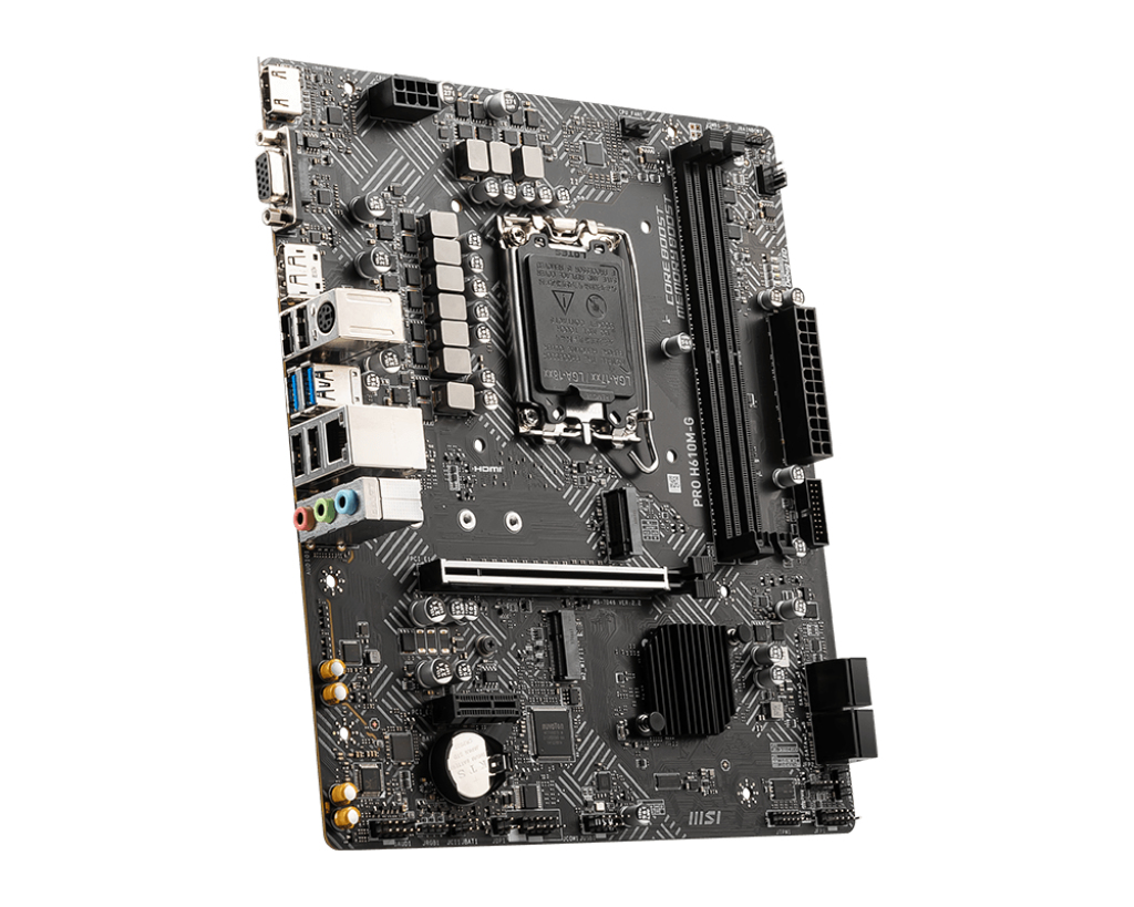MSI PRO H610M-G moederbord Intel H610 LGA 1700 micro ATX - Afbeelding 5