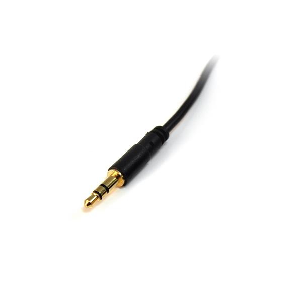 StarTech.com 90cm Slanke 3,5mm Stereo Audiokabel - M/M - Afbeelding 3
