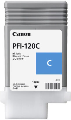 Canon PFI-120C inktcartridge 1 stuk(s) Origineel Cyaan - Afbeelding 2
