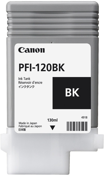 Canon PFI-120BK inktcartridge 1 stuk(s) Origineel Zwart - Afbeelding 2