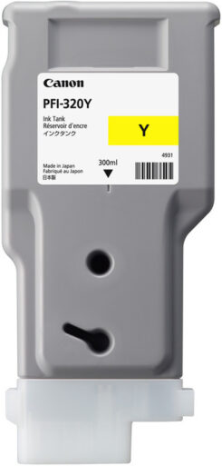 Canon PFI-320Y inktcartridge 1 stuk(s) Origineel Geel - Afbeelding 2