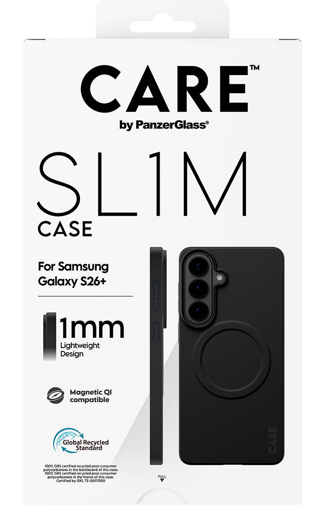 PanzerGlass CARE™ by ® SL1M Case Black w. Qi Samsung Galaxy S26+ mobiele telefoon behuizingen 17 cm (6.7") Hoes Zwart - Afbeelding 4