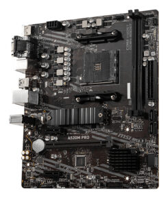 MSI A520M PRO moederbord AMD A520 Socket AM4 micro ATX - Afbeelding 3
