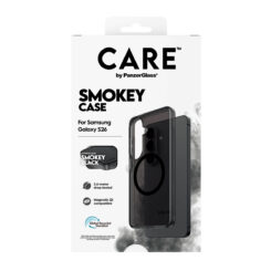 PanzerGlass CARE™ by ® Smokey Case w. Black Qi Samsung Galaxy S26 mobiele telefoon behuizingen Hoes Zwart - Afbeelding 4