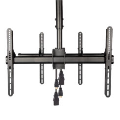 StarTech.com Dual TV Plafondbeugel, Rug-aan-Rug Heavy-Duty Ophangbeugel, VESA Beugel voor Dual 32"-75" TVs / Displays, Kantelen/Draaien/Roteren, In hoogte verstelbare telescopische paal - Afbeelding 6