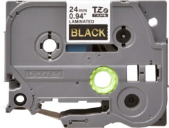 Brother TZE-R354 labelprinter-tape Goud op zwart - Afbeelding 3