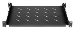 Intellinet 19" vaste plank (verstelbaar), 1U, plankdiepte 350 mm, verstelbare raildiepte 350–550 mm, max. 20 kg, zwart, levenslange garantie - Afbeelding 4