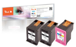 Peach PI300-563 inktcartridge 3 stuk(s) Compatibel Normaal rendement Zwart, Cyaan, Magenta, Geel - Afbeelding 2