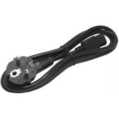 StarTech.com 2m Stroomkabel, 18AWG, EU Schuko naar C13 Voedingskabel, 250V 10A, Zwart, AC Vervangkabel, TV/Monitor Stroomkabel, Schuko CEE 7/7 naar IEC 60320 C13 Voedingskabel, PC Electriciteitssnoer - Afbeelding 5